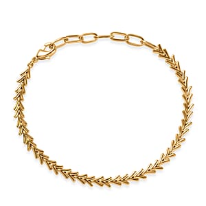 EverTrue Bronzella Collection Line Bracelet in 18K YG Plated Bronze (6.50 In)