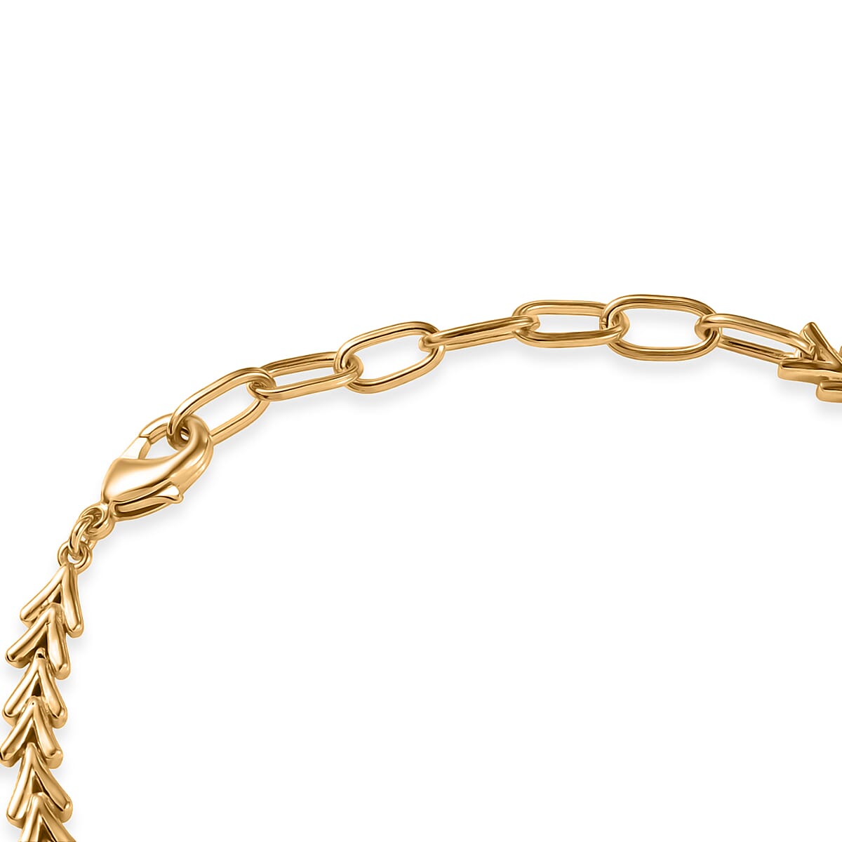 EverTrue Bronzella Collection Line Bracelet in 18K YG Plated Bronze (6.50 In) image number 3