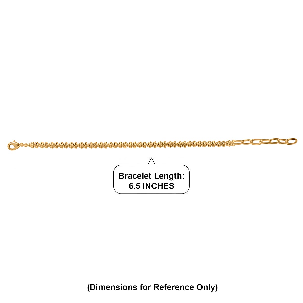 EverTrue Bronzella Collection Line Bracelet in 18K YG Plated Bronze (6.50 In) image number 4