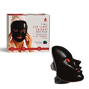 Pursonic Black 7-in-1 LED Light Therapy Face Mask