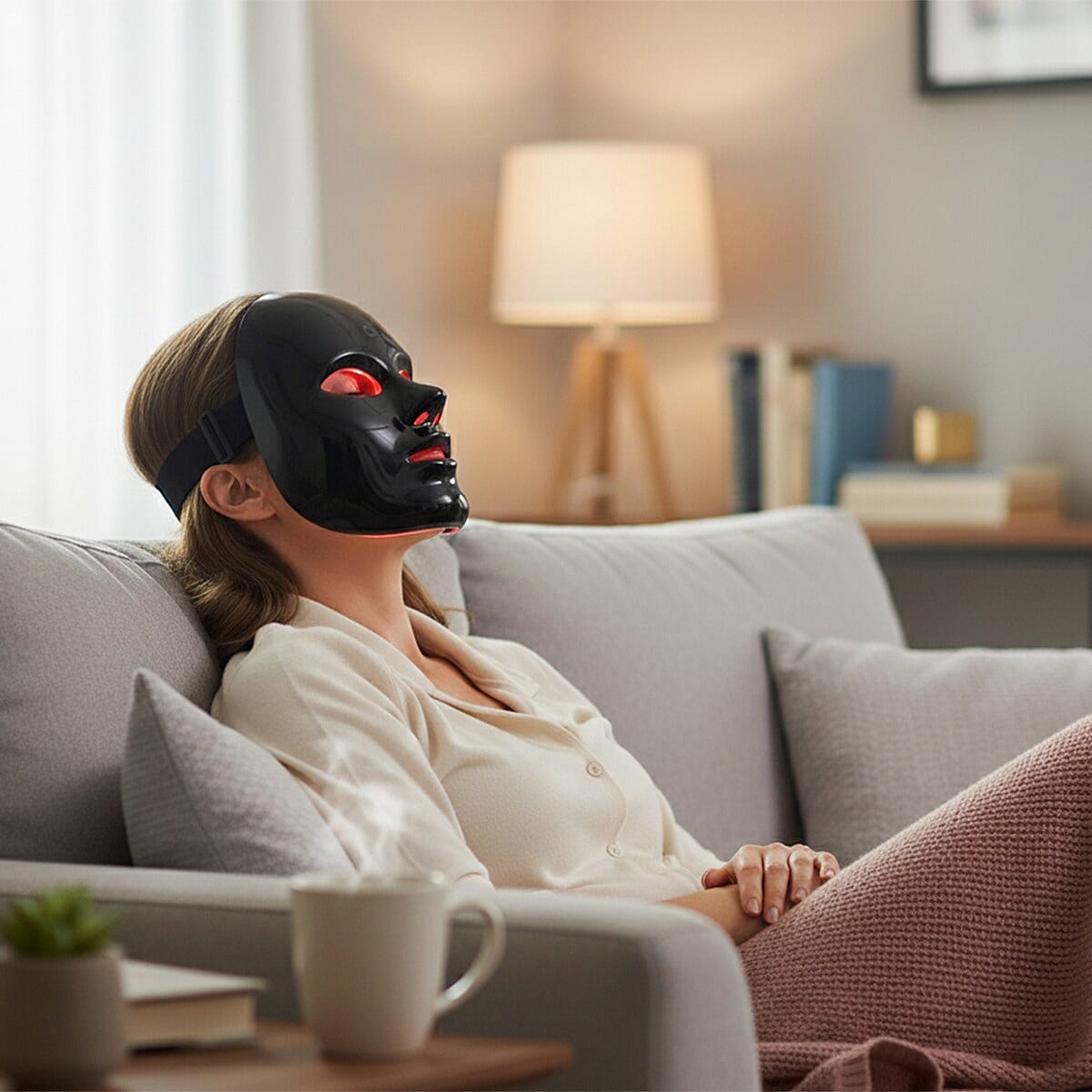 Pursonic Black 7-in-1 LED Light Therapy Face Mask image number 2