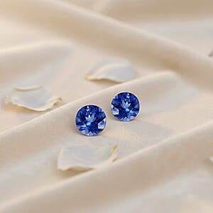 Set of 2 AAA Tanzanite (Rnd 5 mm) 1.00 ctw