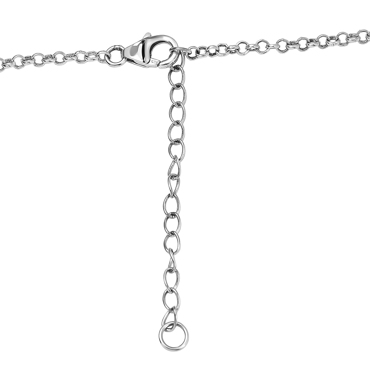 D'Joy Artisan Crafted Premium Blue Moon Turquoise and White Buffalo 21.40 ctw Squash Blossom Necklace in Sterling Silver 18-20 Inches (Del. in 8-10 Days) image number 4