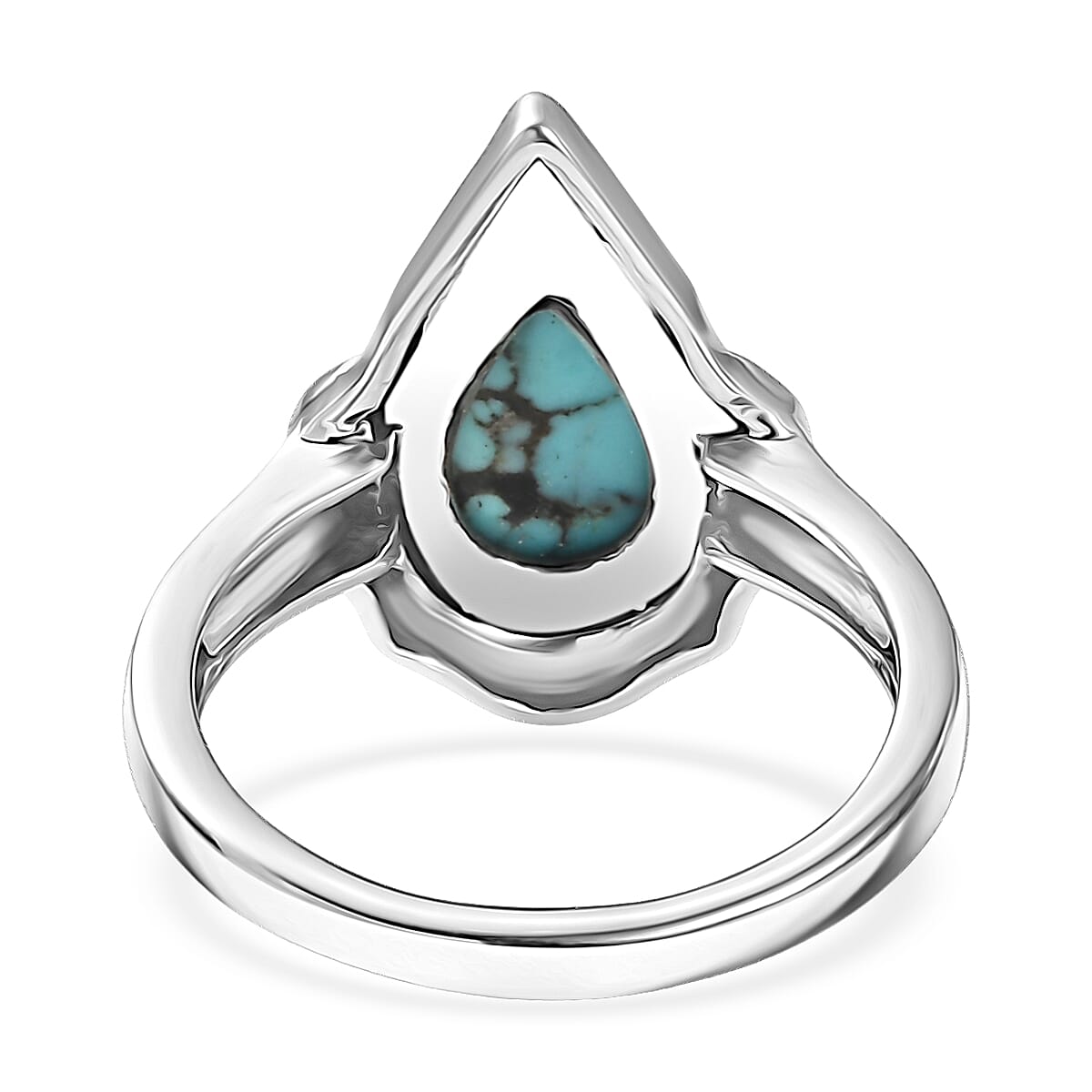 D'Joy Artisan Crafted Premium Blue Moon Turquoise 1.80 ctw Ring in Sterling Silver (Size 10.0) image number 4