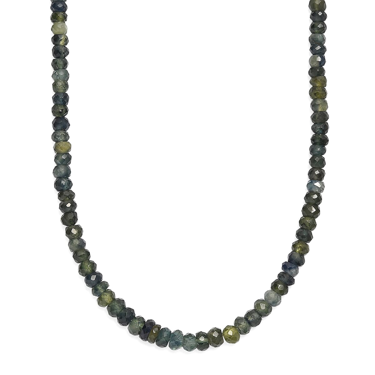 Certified & Appraised Luxoro AAA Montana Sapphire 70.00 ctw Necklace in 10K Yellow Gold 18 Inches (Del. in 10-12 Days) image number 3