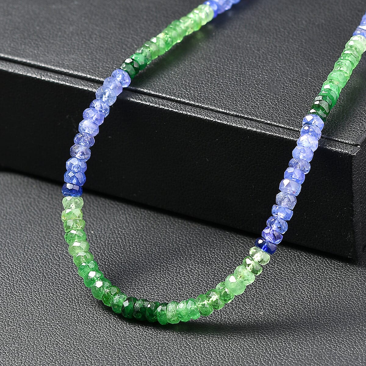 D'Joy Tanzanite ,  Tsavorite Garnet  Necklace (18-20 Inches) in 18K YG VermeilSterling Silver 65.00 ctw image number 1