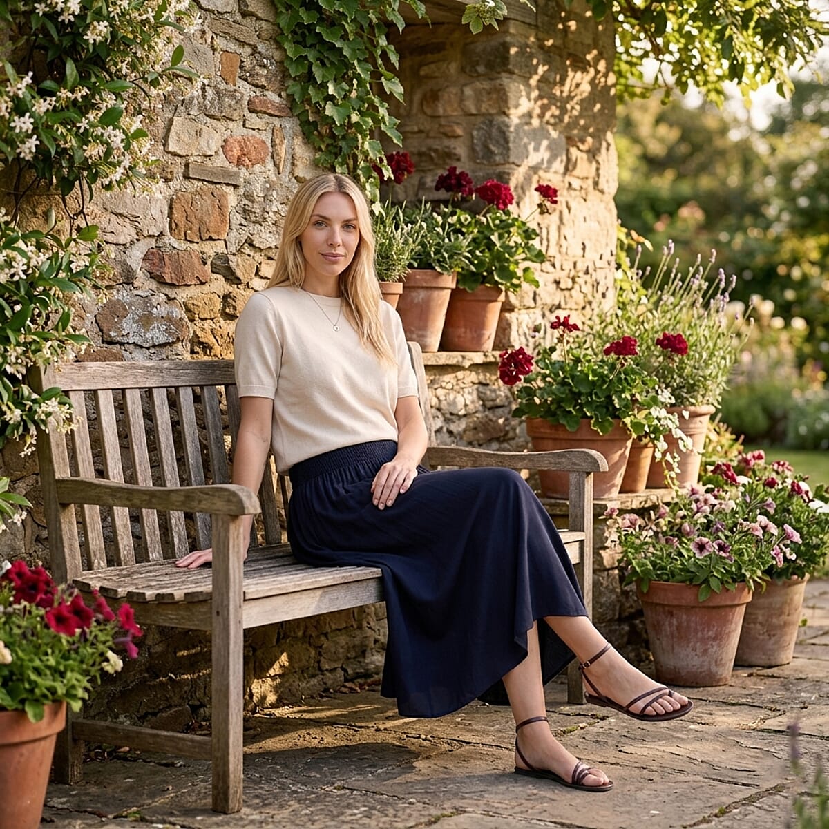 La Marey Black Wide Leg Culotte Pants image number 1