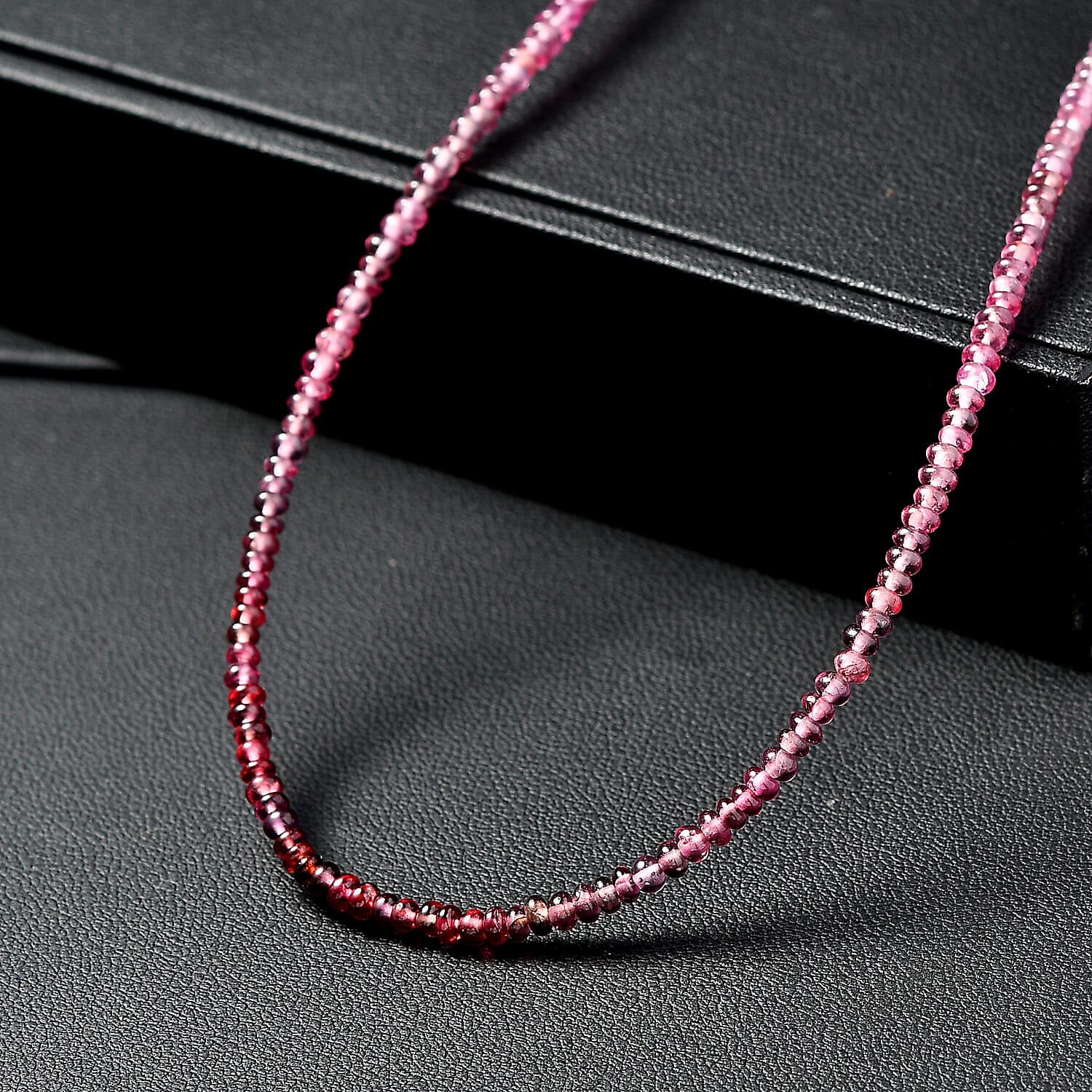 Luxoro 10K Yellow Gold  AA   Ombre Tanzanian wine Spinel  Necklace (Size - 18) 30.00 ctw