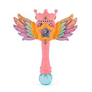 Pink Magic Bubble Wand Toy (Includes 80ml Bubble Fluid)