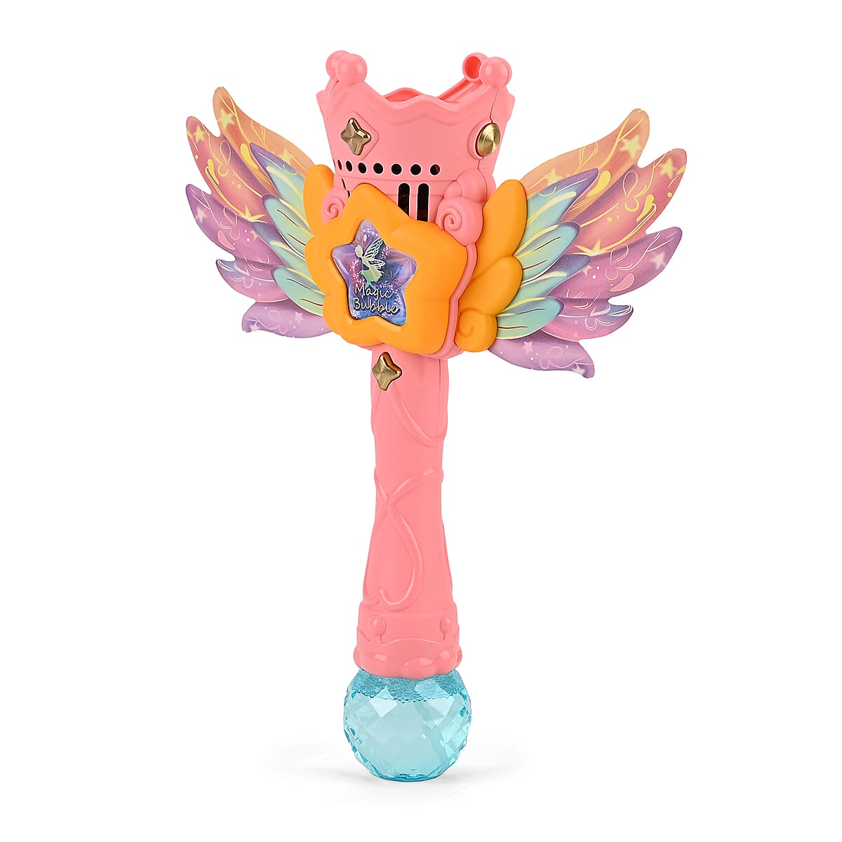Pink Magic Bubble Wand Toy (Includes 80ml Bubble Fluid) image number 3