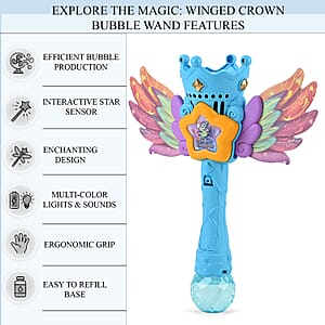 Blue Magic Bubble Wand Toy (Includes 80ml Bubble Fluid)