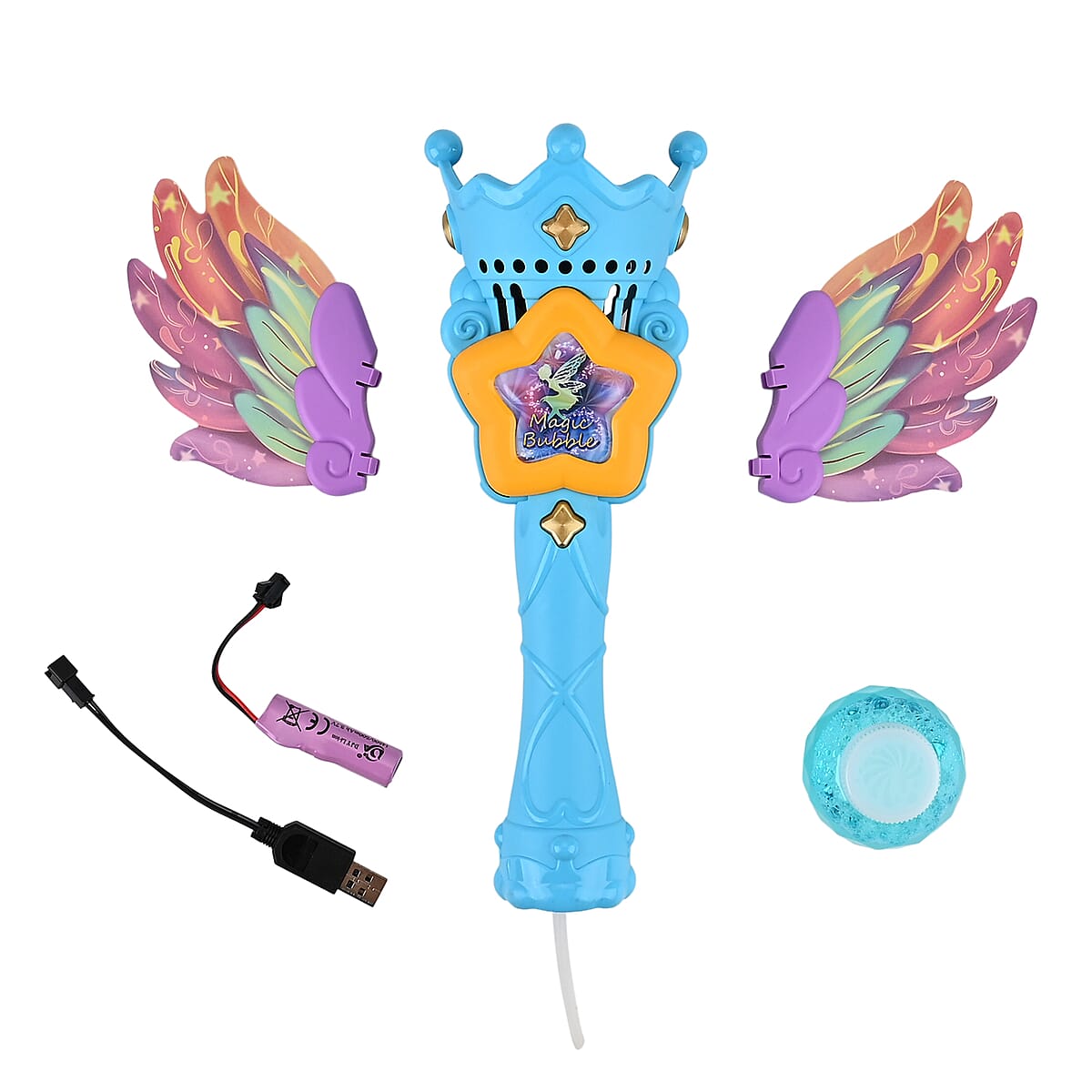 Blue Magic Bubble Wand Toy (Includes 80ml Bubble Fluid) image number 5