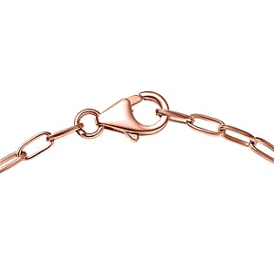 D'Joy Premium Pink Morganite and Moissanite 4.50 ctw Promise Petal Bracelet in 18K Vermeil Rose Gold Over Sterling Silver (7.25 In)