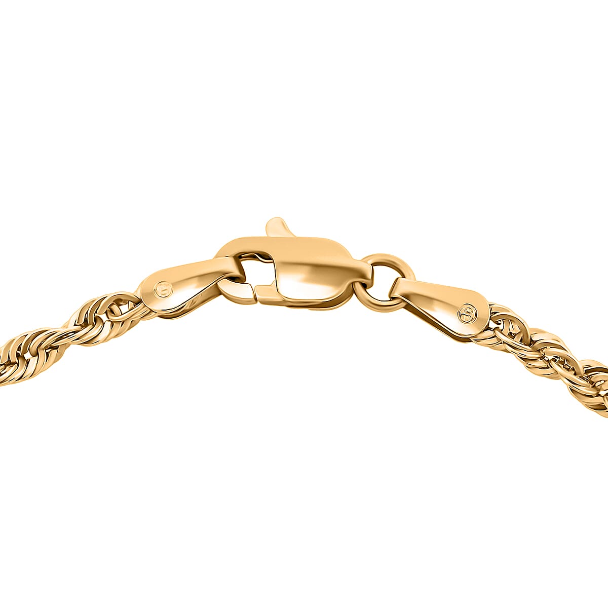2.5mm Rope Chain Bracelet in 10K Yellow Gold (7.00 In) 1.5 Grams image number 4