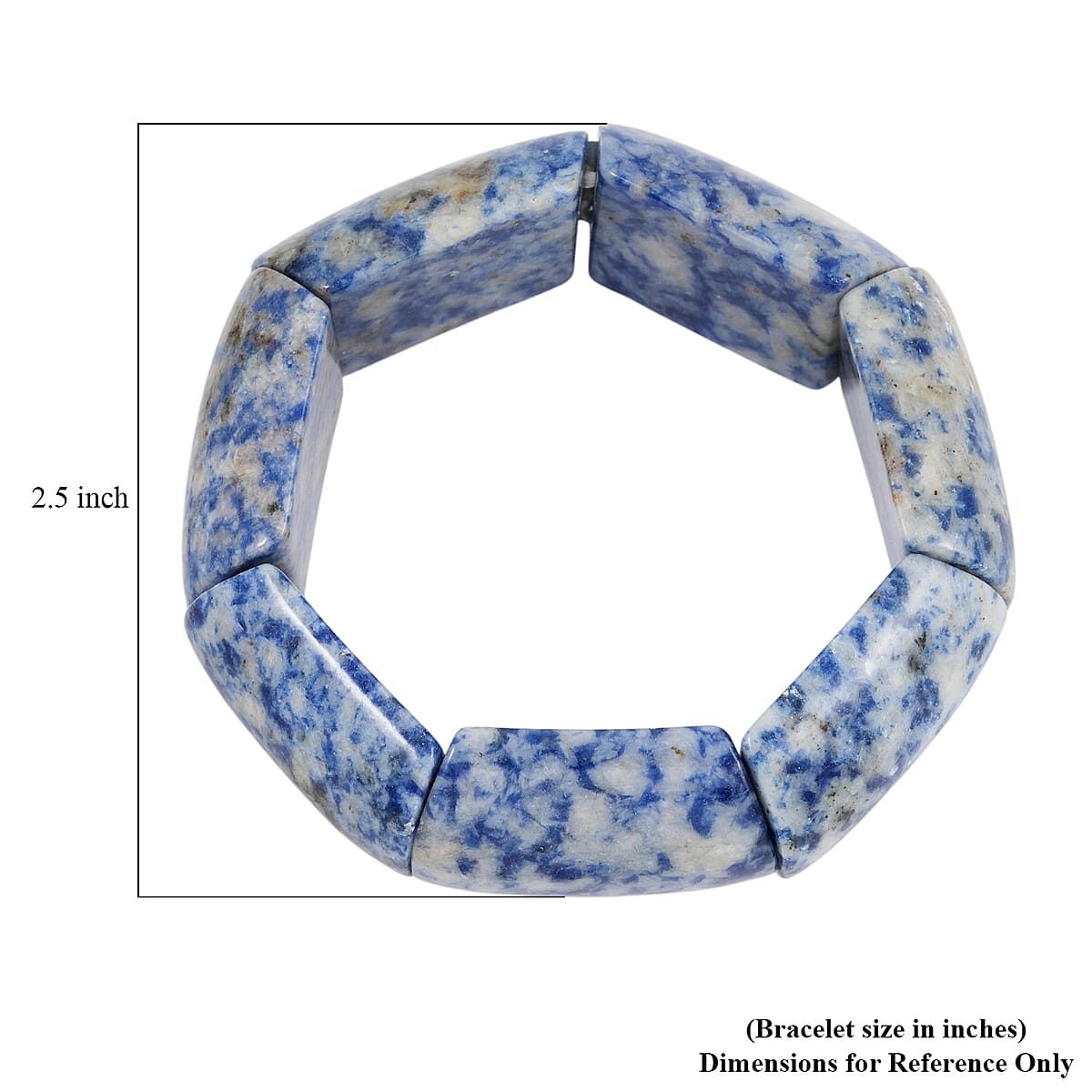 Sodalite Stretch Bracelet 325.05 ctw image number 4