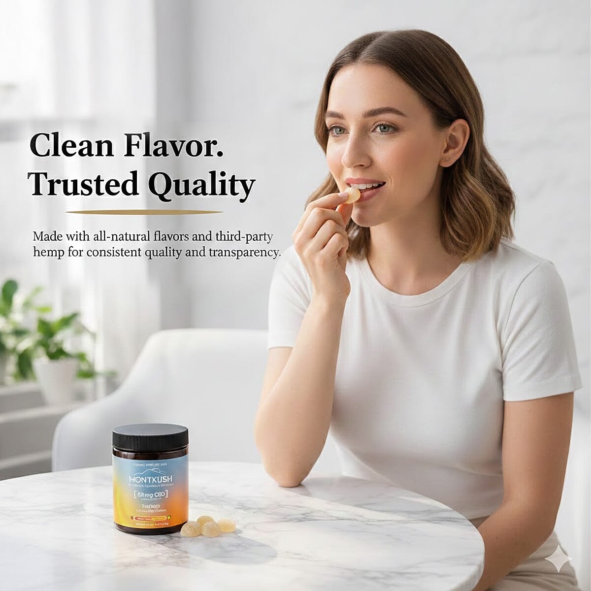 MontKush True Daily Broad-Spectrum 50mg CBD (30 Softgels) Made in US image number 4