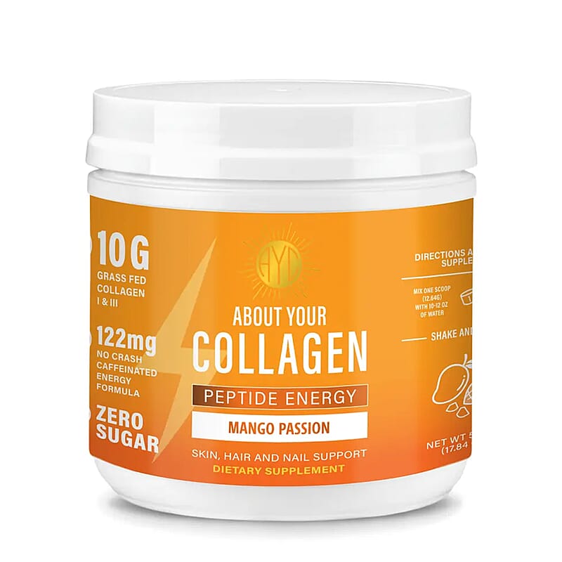 About Your Collagen Peptide Energy Supplement 40 serving - Mango Passion