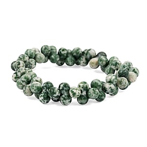 Peanut Bracieted Jasper Stretch Bracelet 140.65 ctw
