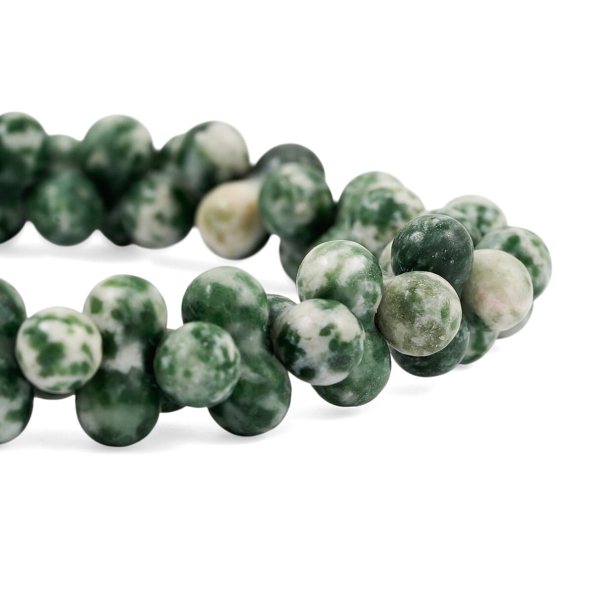 Peanut Bracieted Jasper Stretch Bracelet 140.65 ctw image number 3