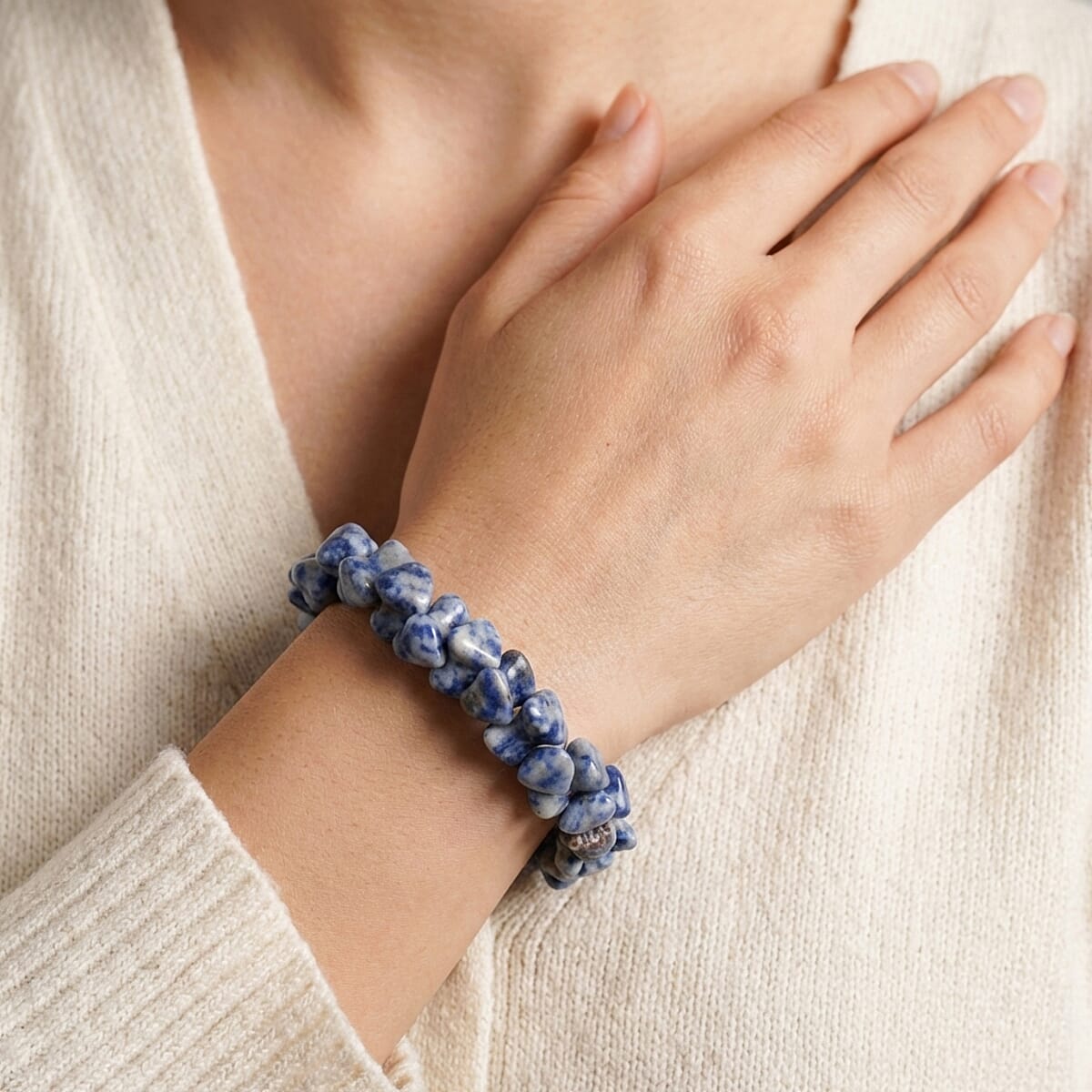 Sodalite Stretch Bracelet 155.60 ctw image number 2