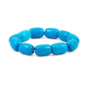 Magnesite Stretch Bracelet 258.80 ctw