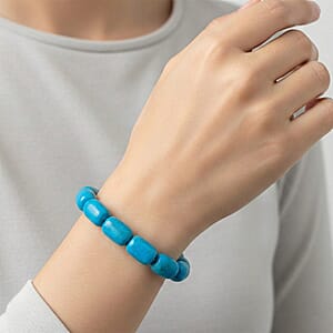 Magnesite Stretch Bracelet 258.80 ctw