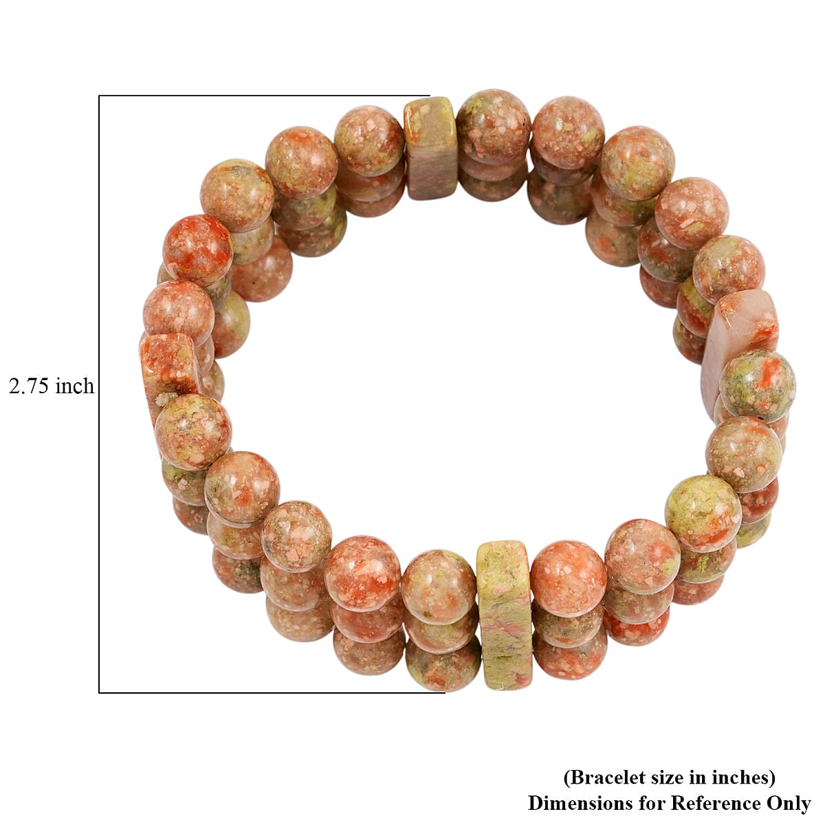 Autumn Jasper Stretch Bracelet 249.70 ctw image number 4