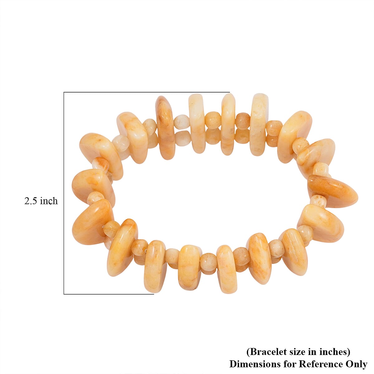 Tan Jasper Stretch Bracelet 358.30 ctw image number 4
