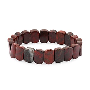 Poppy Jasper Stretch Bracelet 129.75 ctw