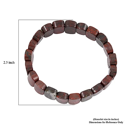 Poppy Jasper Stretch Bracelet 129.75 ctw