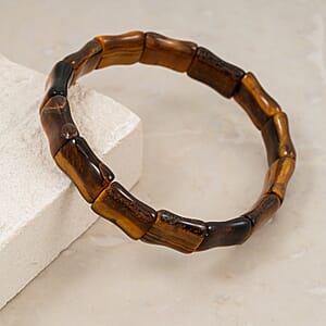 Tigers Eye Stretch Bracelet 102.65 ctw