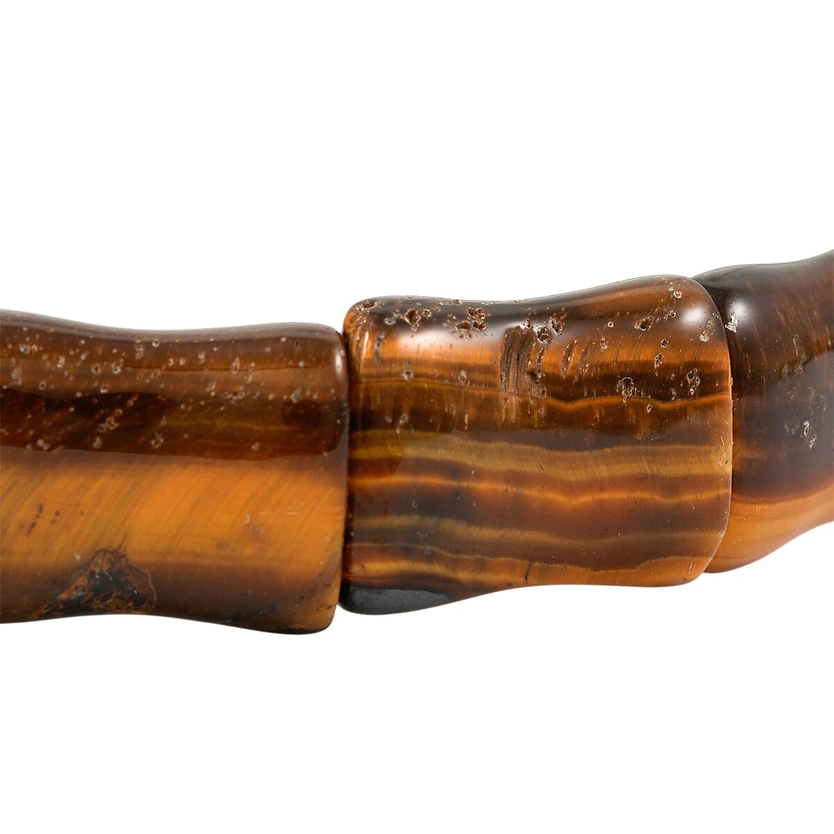 Tigers Eye Stretch Bracelet 102.65 ctw image number 3