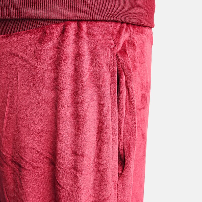 Lee Hanton 2 Piece Color Block Valour Set- Burgundy and Black - Large