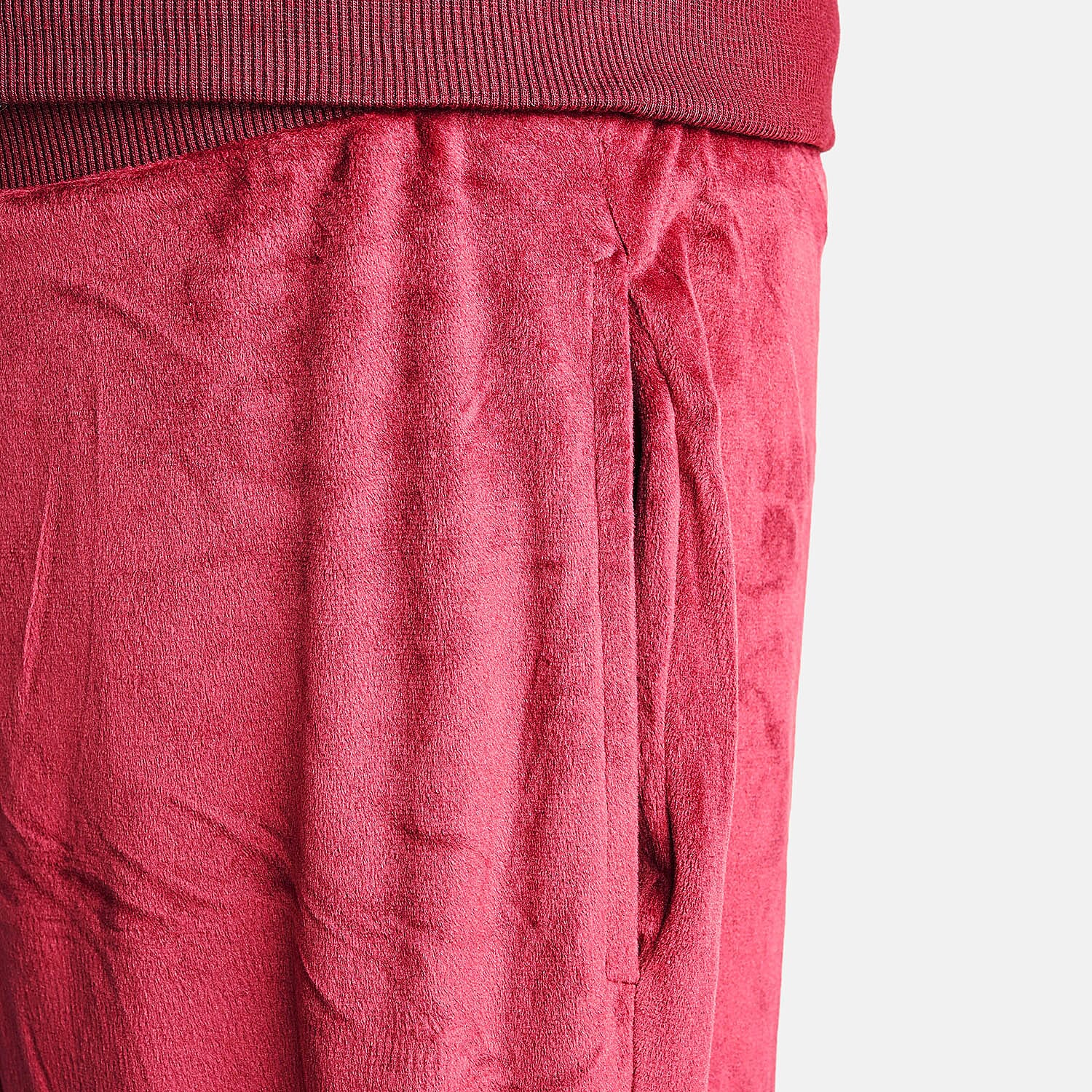 Lee Hanton 2 Piece Color Block Valour Set- Burgundy and Black - XLarge