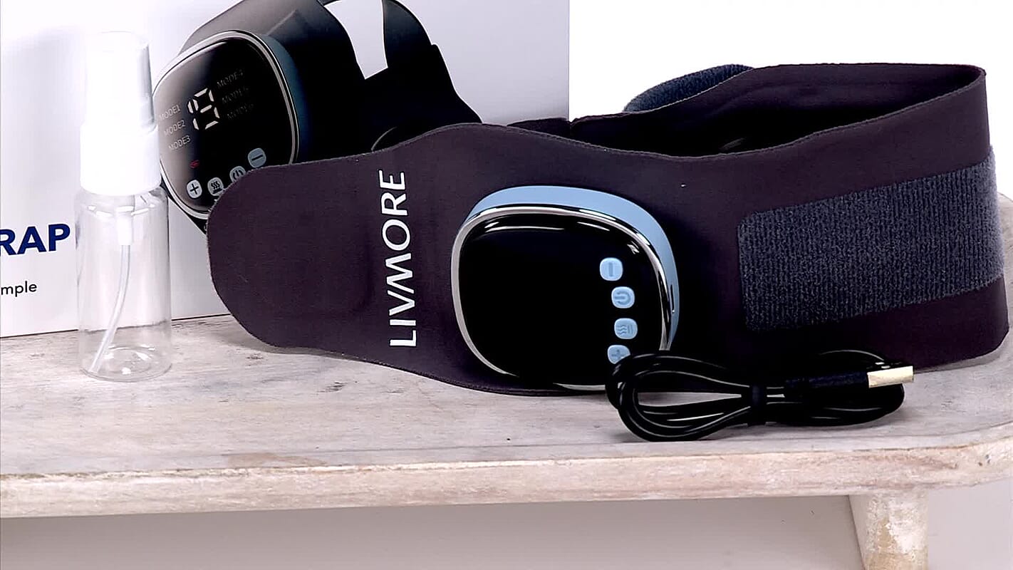 Livmore Gray EMS Low-Frequency Pulse Wrist Wrap (14.96"x3.54"x0.78")