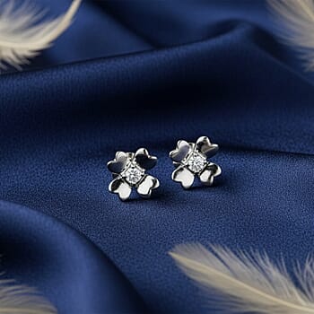 Rhodium Over Sterling Silver - Product card gallery slide 2 (10178435645753)