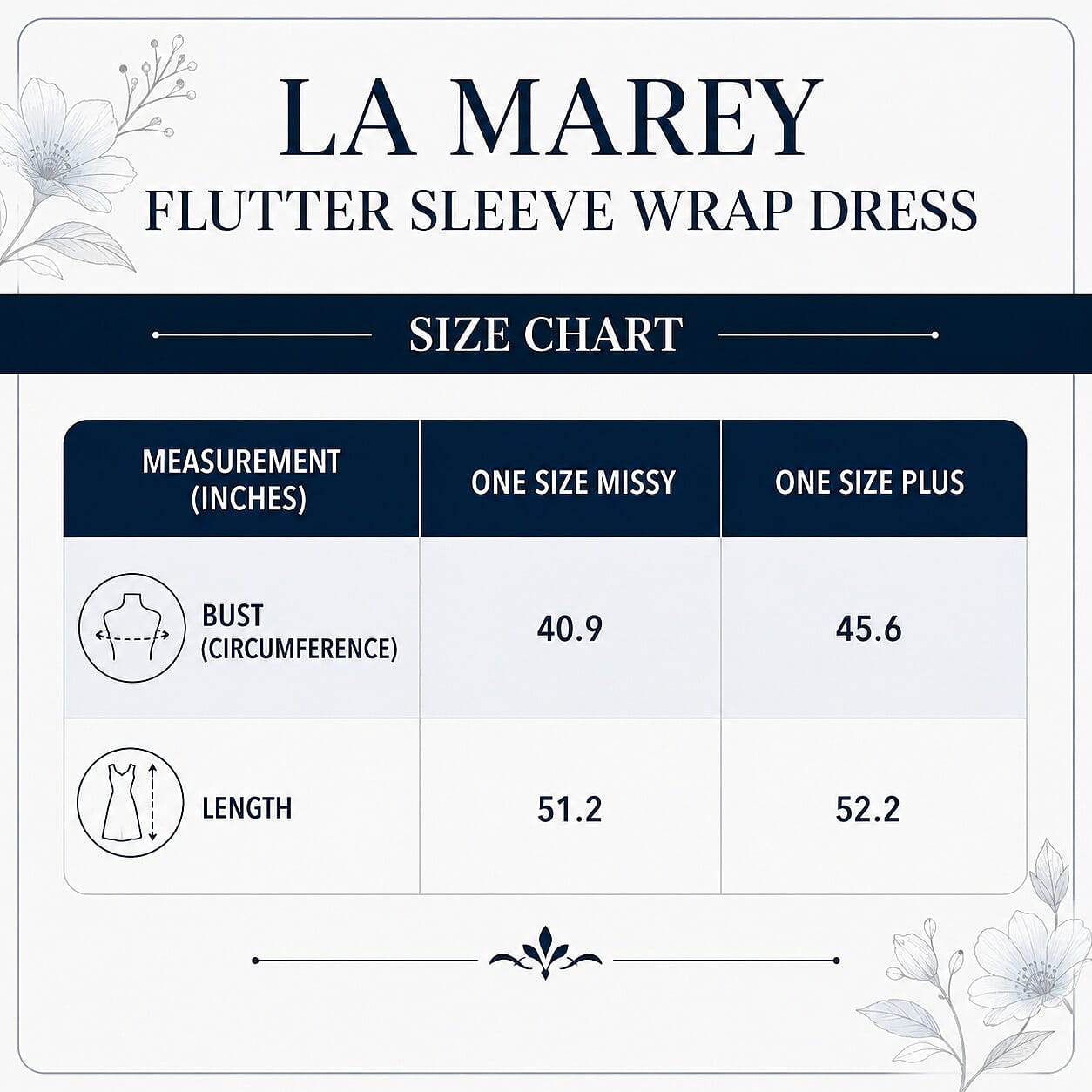 LA Marey Teal Flutter Sleeve Wrap Dress - One Size Missy