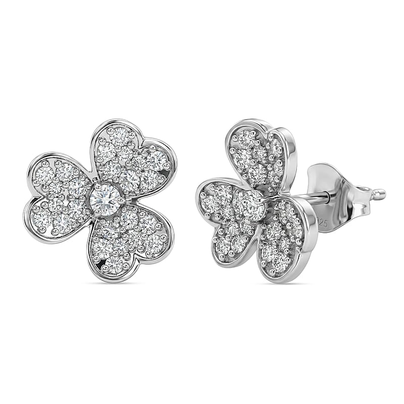 Luxuriant Lab Grown Diamond G-H SI 0.75 ctw Earrings