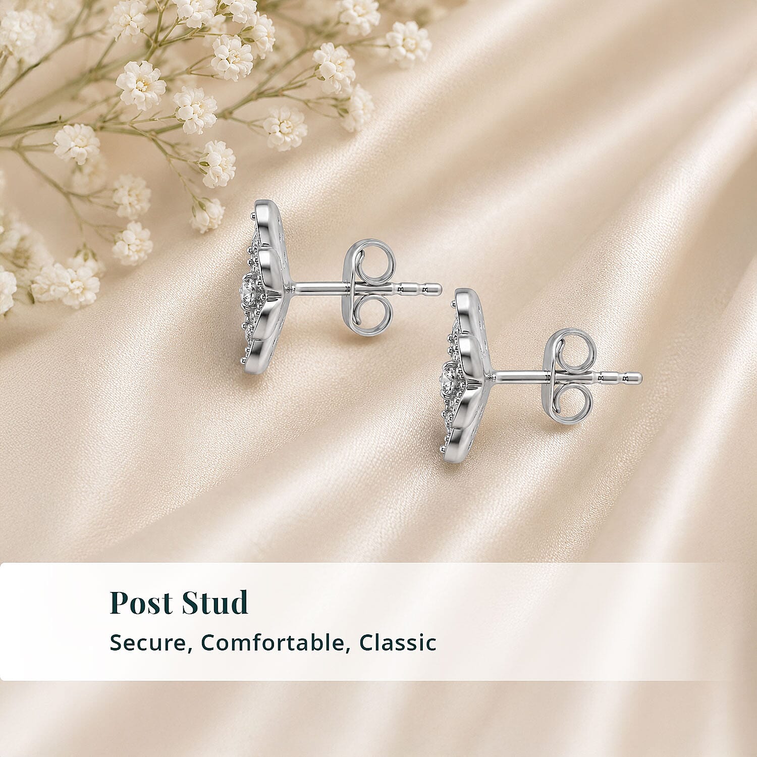 Luxuriant Lab Grown Diamond G-H SI 0.75 ctw Earrings