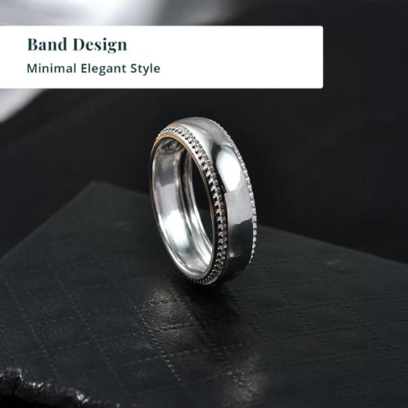 Luxuriant Lab Grown Diamond G-H SI 0.10 ctw Band Ring in Platinum Over Sterling Silver (Size 10.0)