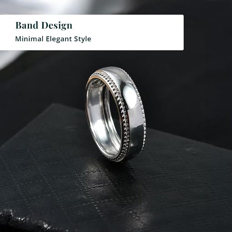 Luxuriant Lab Grown Diamond G-H SI 0.10 ctw Band Ring in Platinum Over Sterling Silver (Size 5.0)