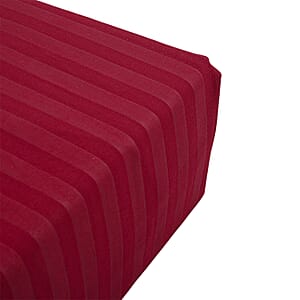American Thread Collection 6pc Burgundy Microfiber Sheet Set -King (Fits Up to 16 Mattress)