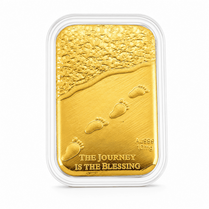 Journey Blessing 24k Gold Embossed Sheet 10mg