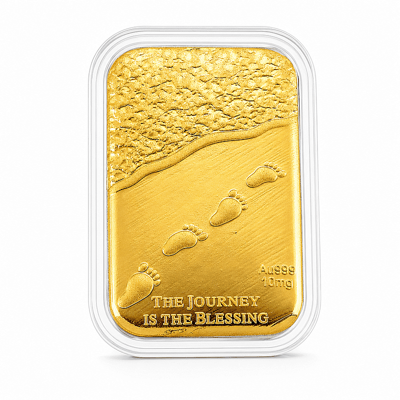 Journey Blessing 24k Gold Embossed Sheet 10mg