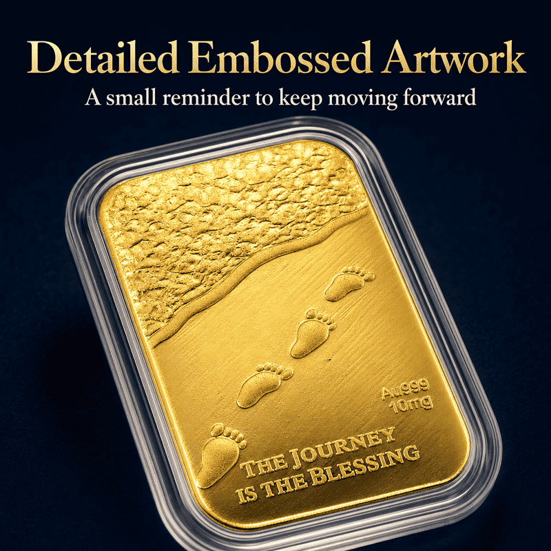 Journey Blessing 24k Gold Embossed Sheet 10mg