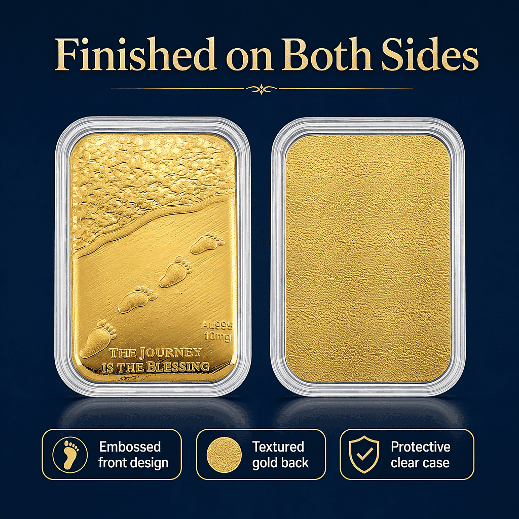 Journey Blessing 24k Gold Embossed Sheet 10mg