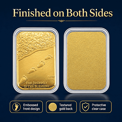 Journey Blessing 24k Gold Embossed Sheet 10mg