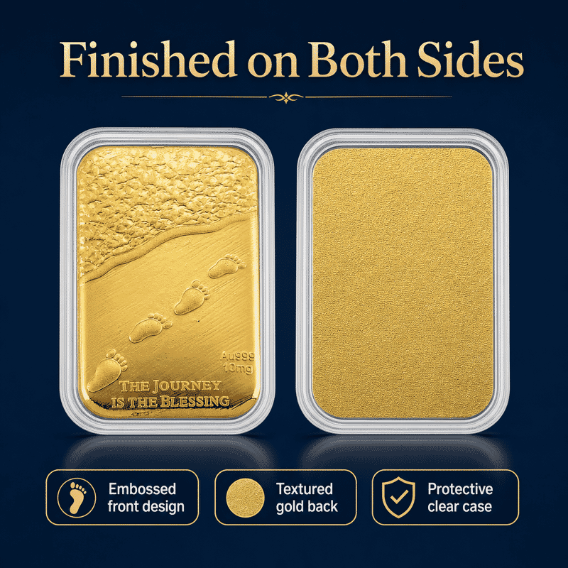 Journey Blessing 24k Gold Embossed Sheet 10mg