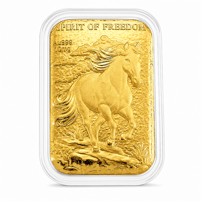 Spirit of Freedom 24k Gold Embossed Sheet 10mg
