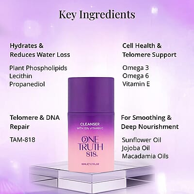 One Truth 818 Cleanser with 15% Vitamin C (1.07oz)